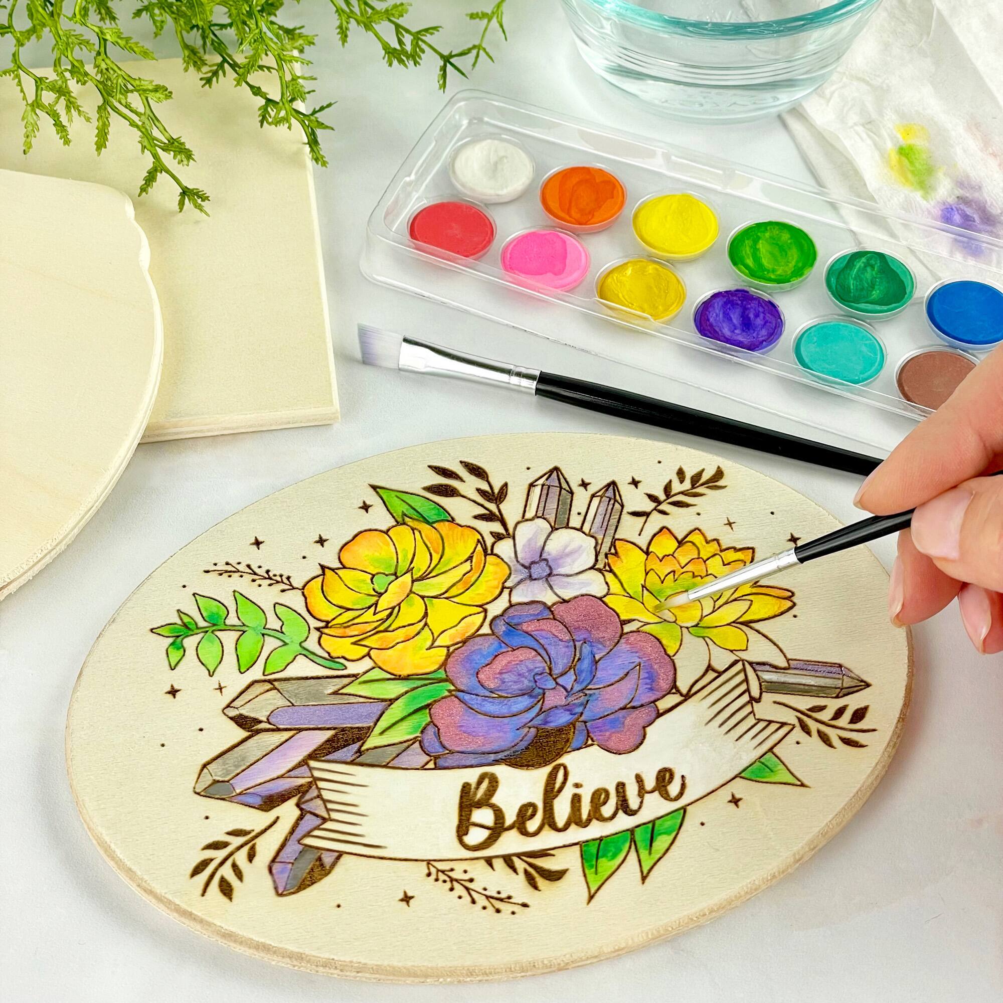 ArtSkills® 55 Piece Beginners Wood Burning Kit with Wood Rounds